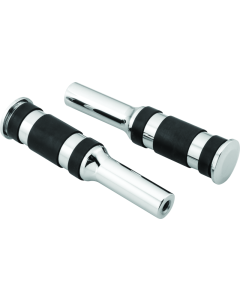Bikers Choice Chrome Billet Three Band Replacement Pegs For Forward Controls - 482790