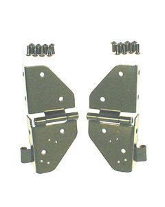 Rugged Ridge 76-86 Jeep CJ / 87-95 Jeep Wrangler YJ Black Windshield Hinges - 11209.01