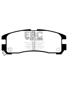 EBC 95-99 Chrysler Sebring Coupe 2.0 Redstuff Rear Brake Pads - DP3738C