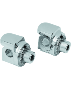 Kuryakyn Non-Pivot Splined Peg Adapter Harley-Davidson Models Chrome - 8894