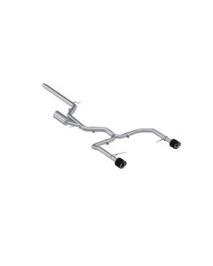MBRP 3" T304 Stainless Steel Street Catback 2.5" Dual Split Rear w/ Carbon Fiber Tips Volkswagen Jet - S46153CF