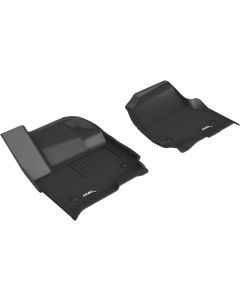 3D MAXpider 2018-2020 Lincoln/Ford Navigator/Expedition Kagu 1st Row Floormat - Black - L1LC01111509