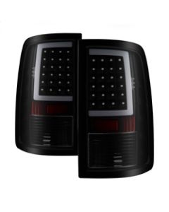 xTune 13-18 Dodge Ram 1500 (LED Model Only) LED Tail Lights - Blk Smk (ALT-ON-DRAM13V2-LBLED-BSM) - 9041020