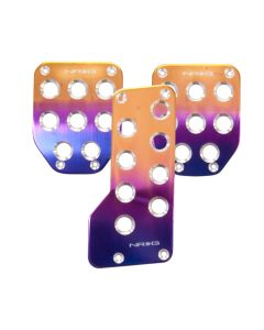 NRG Aluminum Sport Pedal M/T - Purple/Titanium Fade - PDL-500PT
