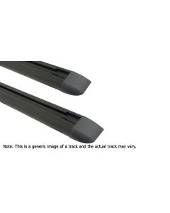 Rhino-Rack Jeep Wrangler JK 2 Door RTC Tracks w/Hardware & End Caps - Pair - RTC8JWMY11