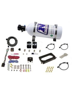 Nitrous Express 96-04 Ford Mustang Cobra/Mach 1 4 Valve Nitrous Kit (50-300HP) w/5lb Bottle - 20950-05