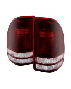 Xtune Dodge Dakota 1997-2004 OEM Style Tail Lights -Red Smoked ALT-JH-DDAK97-OE-RSM - 9028762