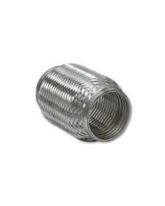 Vibrant SS Turbo FLEX Coupling with Interlock Liner 1.75in inlet/outlet x 4in long - 60404