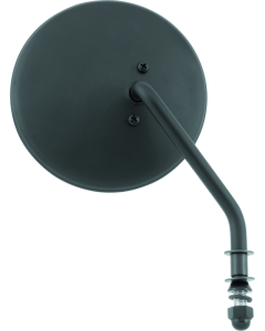 Bikers Choice Black 4 Inch Round Mirror Short Right Universal - 482776