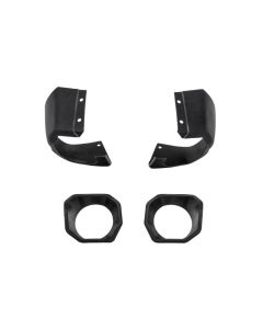 Rugged Ridge Jeep 19-22 Wrangler JL/20-22 Gladiator Venator Front Bumper Stubby Ends - Black - 11549.64