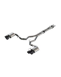 Borla 2024 Ford Mustang Dark Horse 5.0L V8 w/Active Exhaust ATAK Cat-Back Exhaust System - CF Tips - 140965CFBA