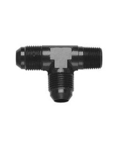 Fragola -6AN Tee 1/4 NPT On The Run - Black - 482606-BL