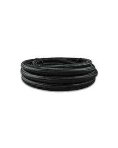 Vibrant -4 AN Black Nylon Braided Flex Hose w/ PTFE liner (5FT long) - 18984