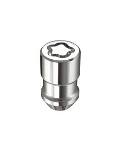 McGard Wheel Lock Nut Set - 5pk. (Cone Seat) 1/2-20 / 3/4 &13/16 Dual Hex / 1.46in. Length - Chrome - 24538