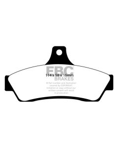EBC 03-04 Pontiac GTO 5.7 (Solid Rear Rotors) Ultimax2 Rear Brake Pads - UD1048