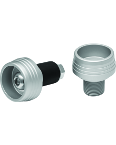 Kuryakyn Lodestar Front Axle Slider Silver - 3816