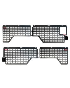 BuiltRight Industries 2022+ Toyota Tundra 5.5in Bed Bedside Rack Molle Panel System - Full Kit - 102140