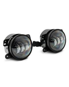 Raxiom 07-22 Jeep Wrangler JK/JL Axial Series Tri-Bar LED Fog Lights- White - J130811