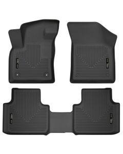 Husky Liners 18-19 Volkswagen Atlas Weatherbeater Black Front & 2nd Seat Floor Liners - 95661