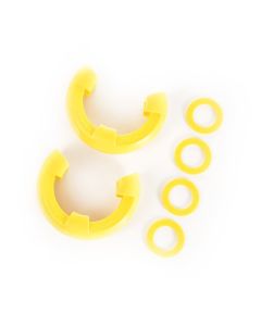 Rugged Ridge Yellow 3/4in D-Ring Isolator Kit - 11235.32