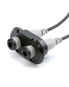 Rugged Radios Dual Headset / Helmet Jack Flush Mount Offroad - JM-D-F