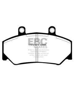 EBC 85-93 Volvo 740 2.1 (Bendix) Ultimax2 Front Brake Pads - UD492