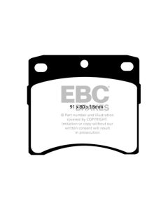 EBC 93-96 Volkswagen Eurovan 2.5 Vented Rotors Greenstuff Front Brake Pads - DP6939