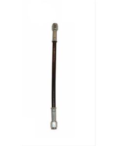 Fragola -4AN PFTE Ext Black Hose Assembly Straight x Straight 20in - 412-1-1-20BL