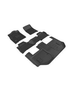 3D Maxpider 15-20 GMC Yukon Xl With Bench 2Nd Row Kagu Black R1 R2 R3 - L1GM02601509