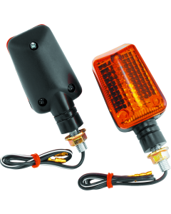 BikeMaster Universal Ministalk Marker Light - Black/Amber - 268038