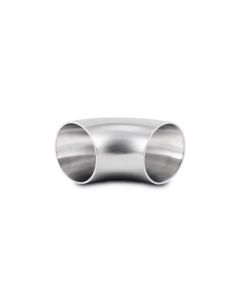 Vibrant 2.5in O.D. T304 SS 90 Deg Mandrel Bend (2.5in Centerline Radius) - 13310