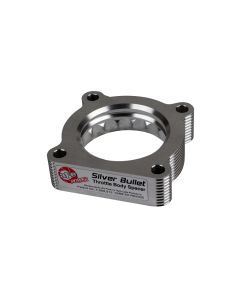 aFe 07-12 Dodge 1500 / 07-12 Dodge Dakota V6 3.7L Silver Bullet Throttle Body Spacer - Silver - 46-32010