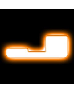 ORACLE Lighting Universal Illuminated LED Letter Badges - Matte Wht Surface Finish - J - 3140-J-005