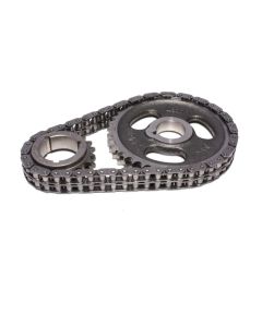 COMP Cams Hi-Tech Timing Chain Set for Buick/Oldsmobile 1967-1986 V8 Engines, Steel Construction, Double Roller Chain, Adjustable Sprockets - 3129CPG