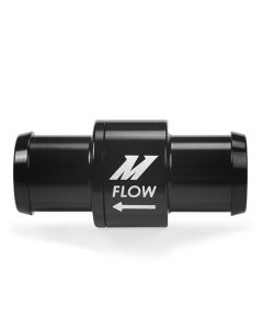 Mishimoto One-Way Check Valve 3/4in Aluminum Fitting - Black - MMFT-CHKVLV-34