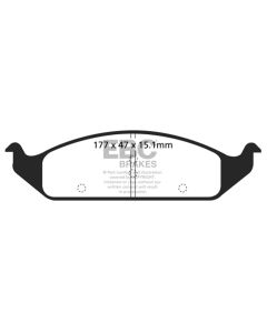 EBC 95-97 Chrysler Cirrus 2.4 (14in Wheels) Ultimax2 Front Brake Pads - UD650