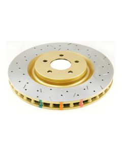 DBA 05-10 Mustang GT V8 Shelby Edition Front Drilled & Slotted 4000 Series Rotor - DBA42124XS