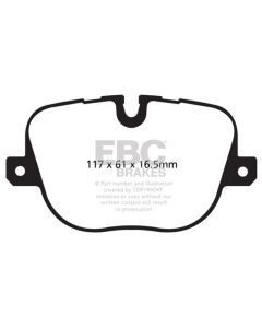 EBC 10-12 Land Rover Range Rover 5.0 Supercharged Greenstuff Rear Brake Pads - DP62068