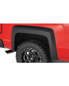 Bushwacker 07-14 Chevy Silverado 2500 HD Fleetside Extend-A-Fender Style Flares 2pc - Black - 40078-02