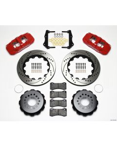 Wilwood AERO4 Rear Kit 14.25in Drilled Red 2006-10 Magnum/Challngr/Chrgr/300C - 140-11765-DR