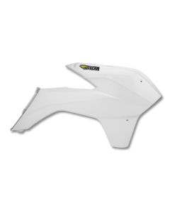 Cycra 13-15 KTM 125 SX Powerflow Radiator Shrouds - White - 1CYC-1899-42
