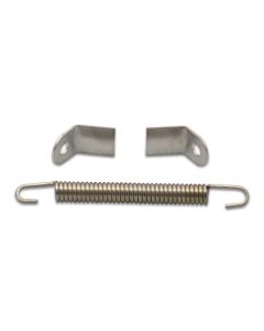 Vibrant Weld on Collector Tab Kit (includes 2 x S.S. collector tabs and 3-1/2in long spring) - 10340