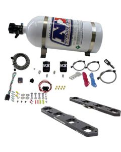 Nitrous Express Dodge/Ram 5.7L/6.1L/6.4L Hemi Direct Port Plate System w/10lb Bottle - 20958-10