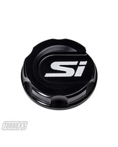 Turbo XS 2016+ Honda Civic Black Oil Cap - HC-OC-BLK-SI