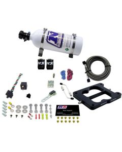 Nitrous Express Q-Jet/Holley Spread Bore Nitrous Kit (50-300HP) w/5lb Bottle - 30080-05