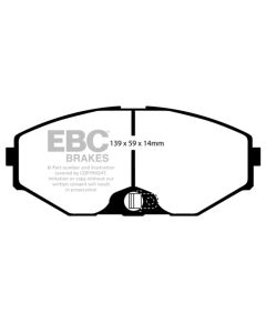 EBC 93-97 Infiniti J30 3.0 Redstuff Front Brake Pads - DP31471C