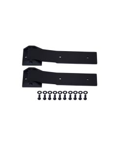 Kentrol 07-18 Jeep Wrangler JK Tailgate Hinge Pair - Textured Black - 80578