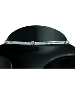 Kuryakyn Zombie Windshield Trim 96-13 Touring Chrome - 1198