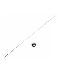 Rugged Ridge 97-06 Jeep Wrangler TJ/LJ Stainless Steel Antenna Mast & Base - 11131.01