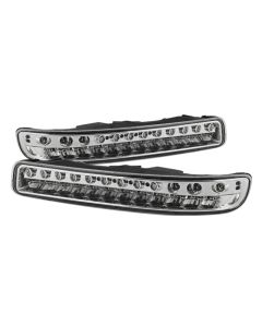 xTune GMC Sierra 99-06 Full LED Bumper Lights Chrome CBL-JH-GS99-LED-C - 9027154